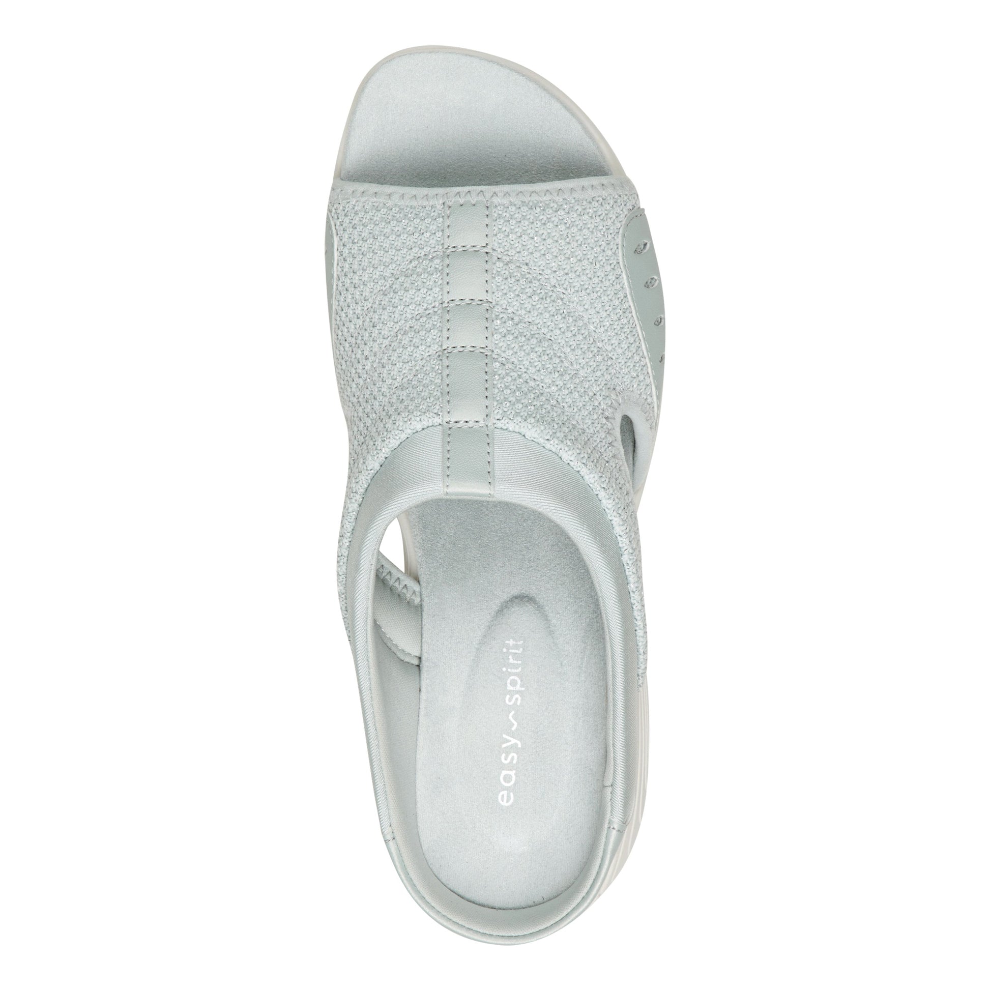 Easy Spirit Traciee Slip On Sandals - Light Blue