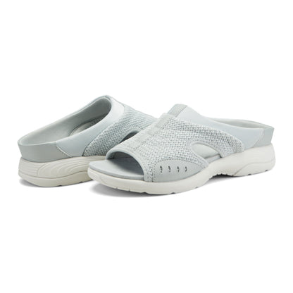 Easy Spirit Traciee Slip On Sandals - Light Blue