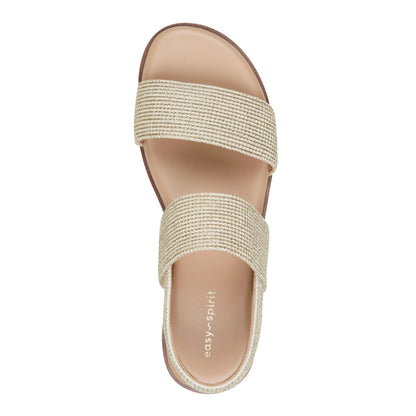 Easy Spirit Lana Flat Sandals - Gold
