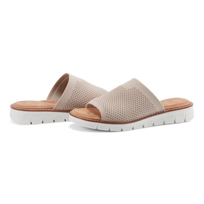 Easy Spirit Julisa Flat Sandals - Taupe