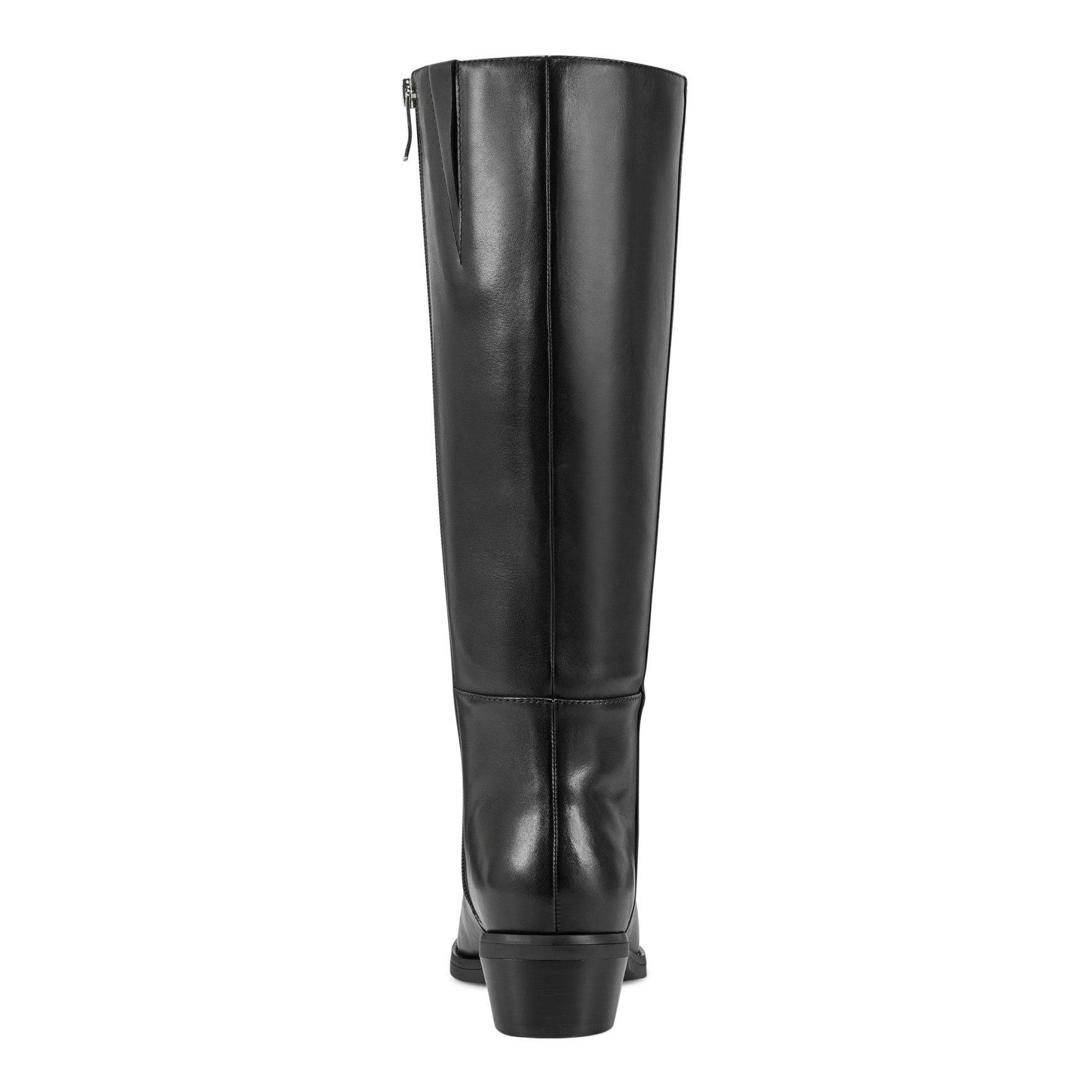 Easy Spirit Loretta Block Heel Casual Boots - Black Leather