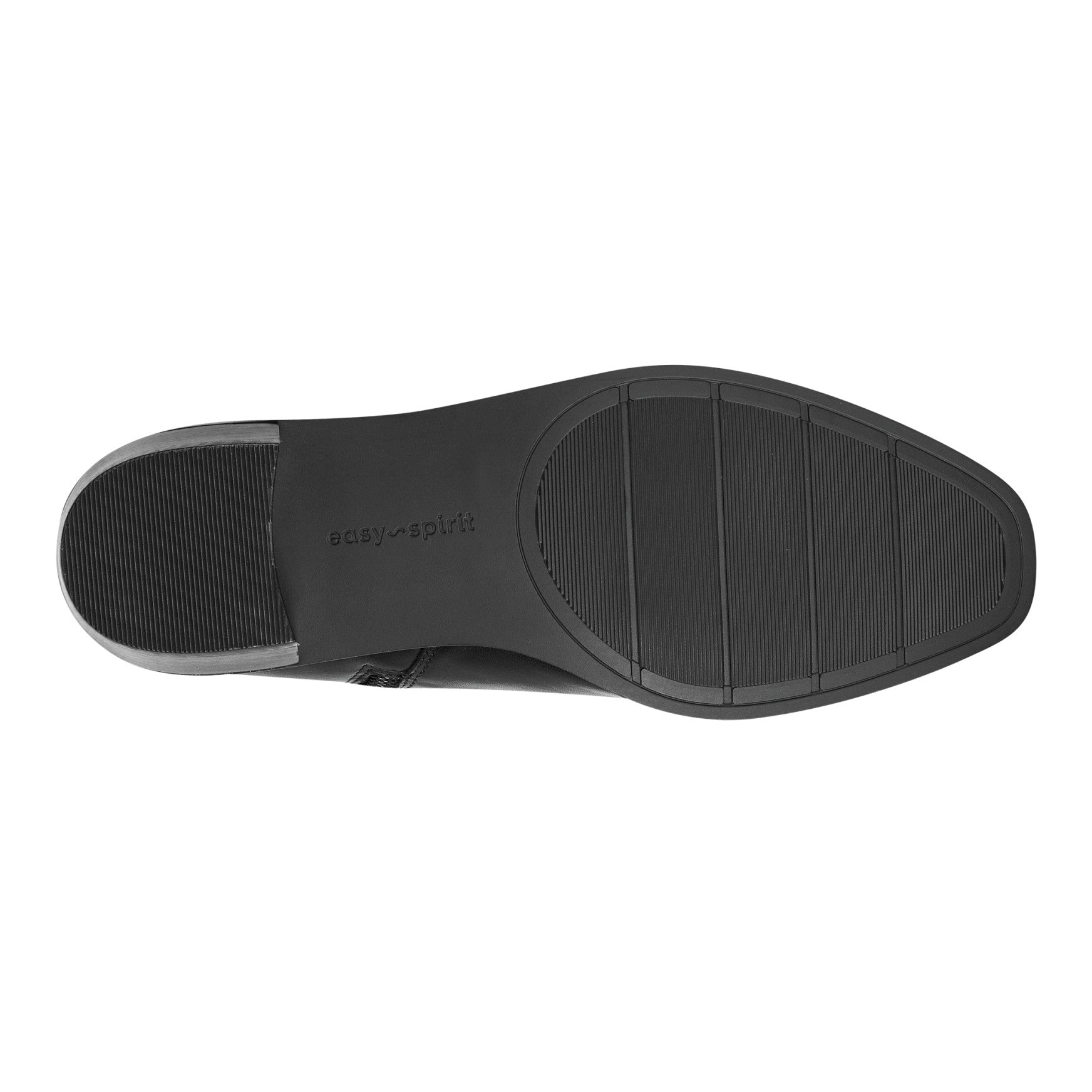 Easy Spirit Loretta Block Heel Casual Boots - Black Leather