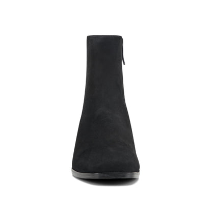 Easy Spirit Sidney Dress Booties - Black Suede