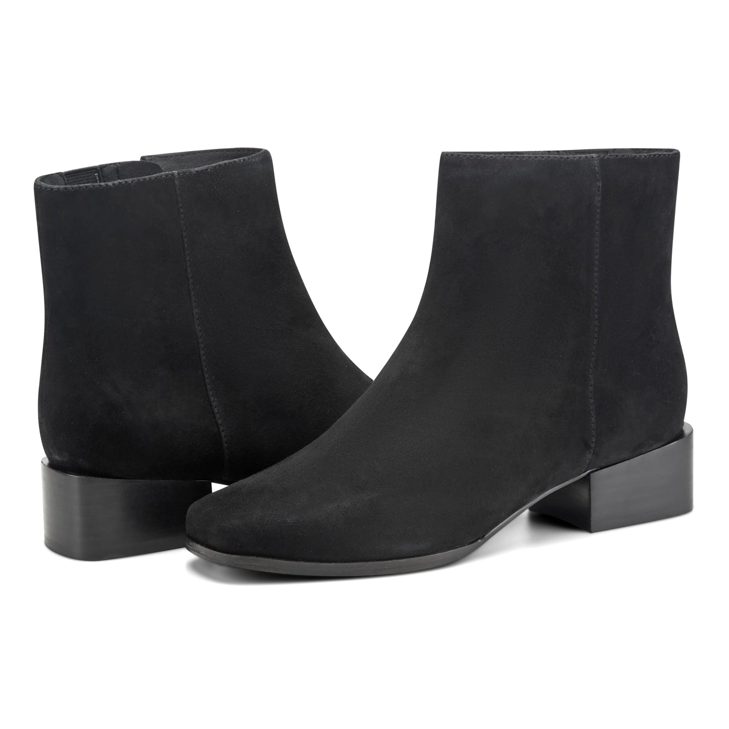 Easy Spirit Sidney Dress Booties - Black Suede