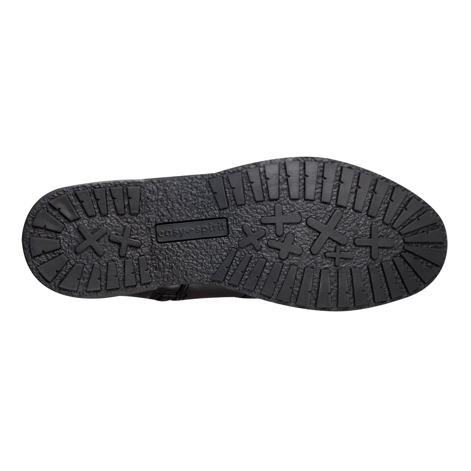 Easy Spirit Jackie Tall Shaft Boots - Black Leather/Elastic
