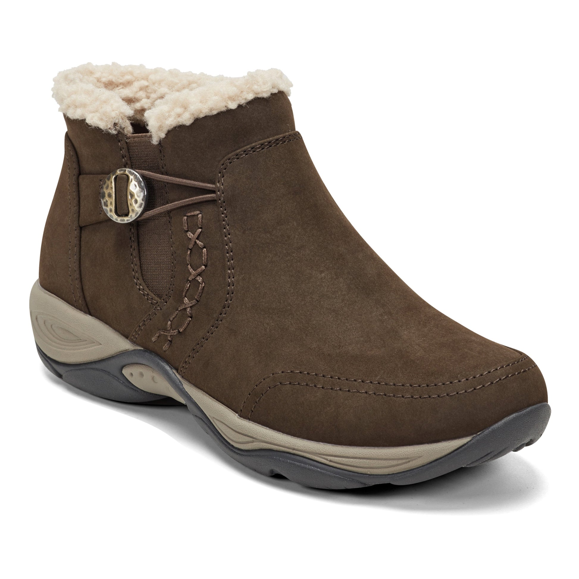 Easy Spirit Erique Cold Weather Booties - Dark Brown