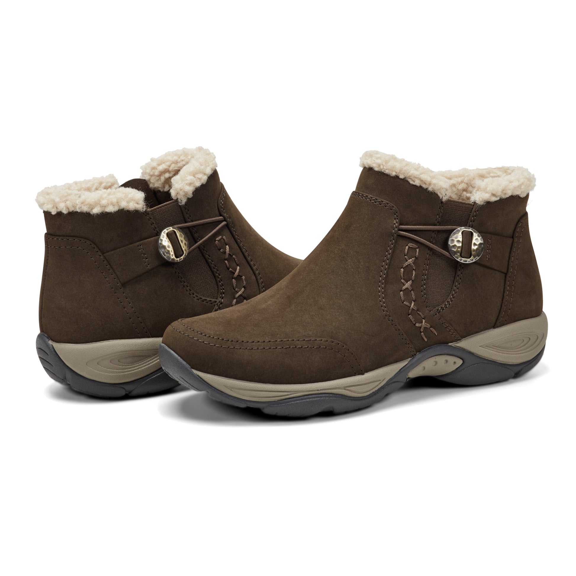 Easy Spirit Erique Cold Weather Booties - Dark Brown