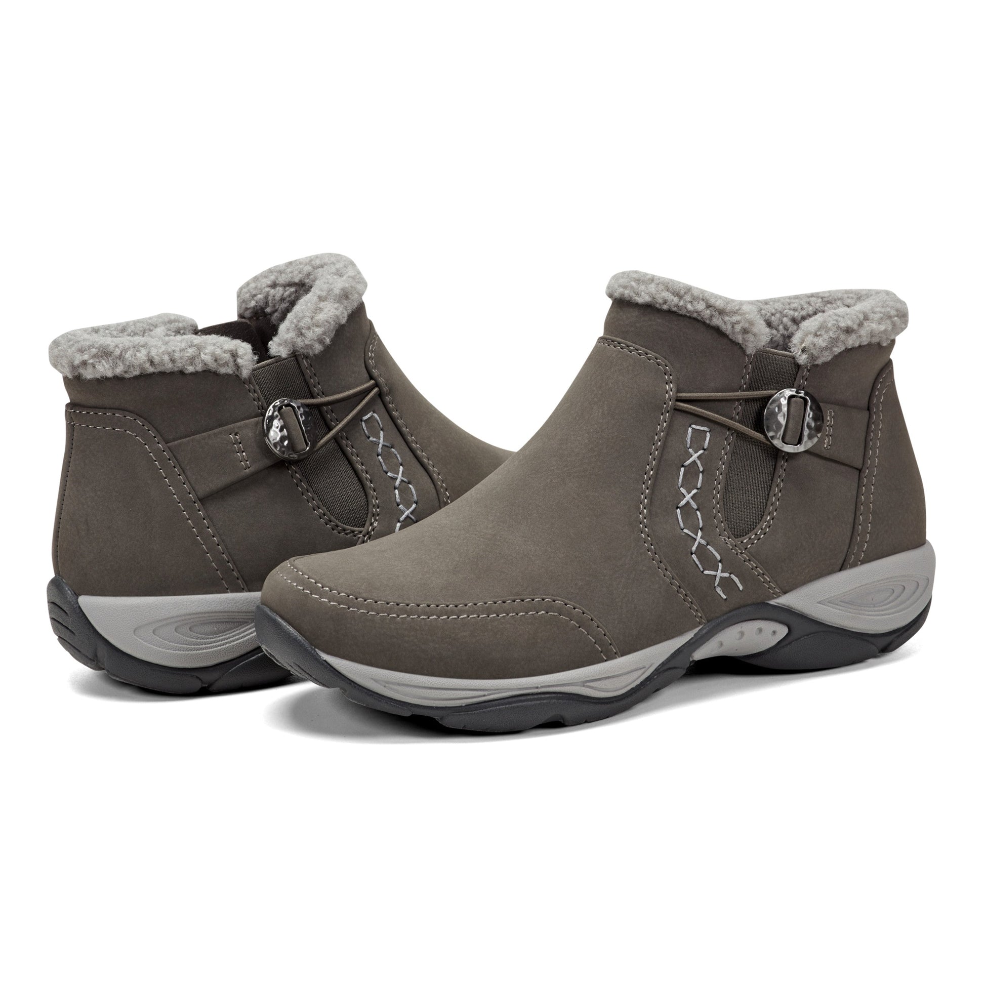 Easy Spirit Erique Cold Weather Booties - Grey