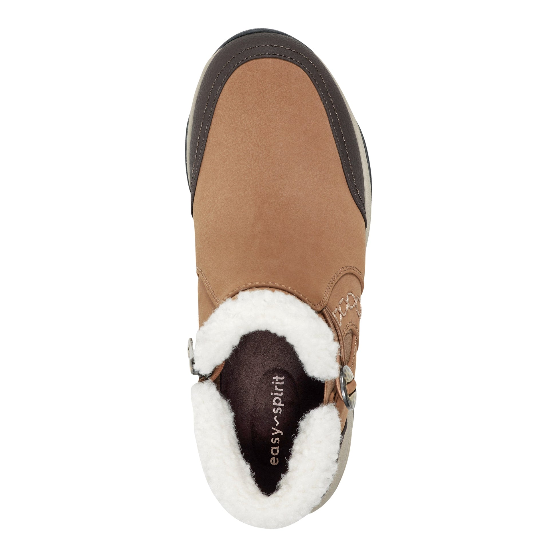 Easy Spirit Erique Cold Weather Booties - Brown/Black