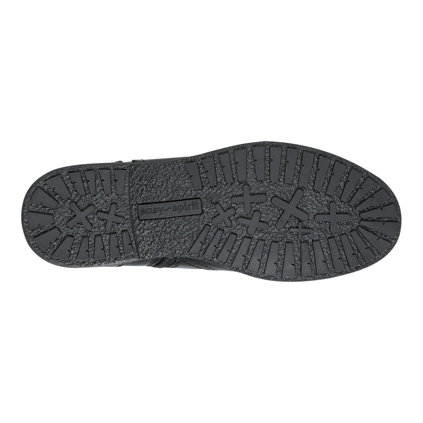 Easy Spirit Juna Casual Booties - Black Leather