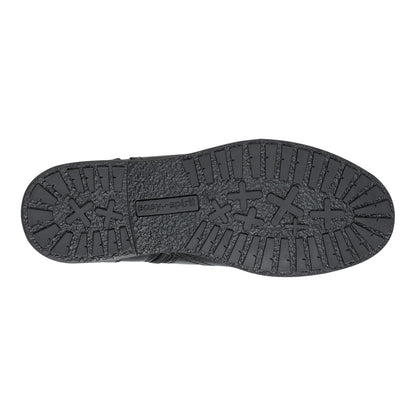Easy Spirit Juna Casual Booties - Black Leather
