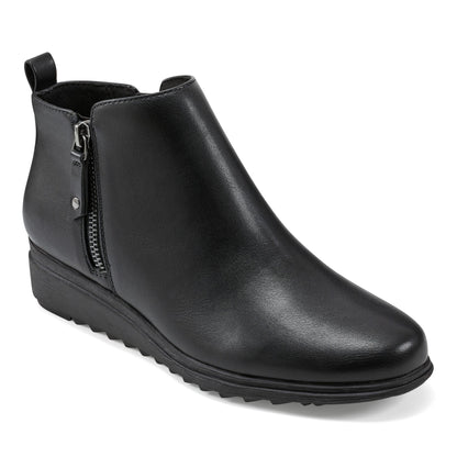 Easy Spirit Yena Casual Wedge Booties - Black