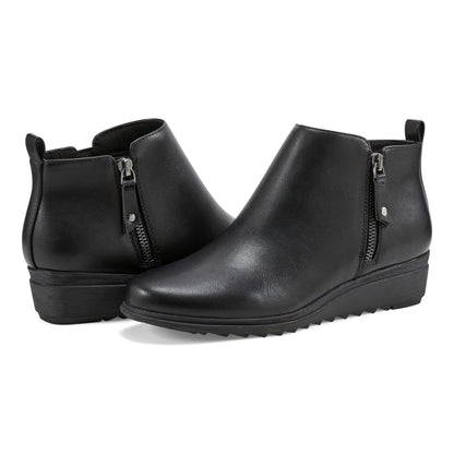 Easy Spirit Yena Casual Wedge Booties - Black