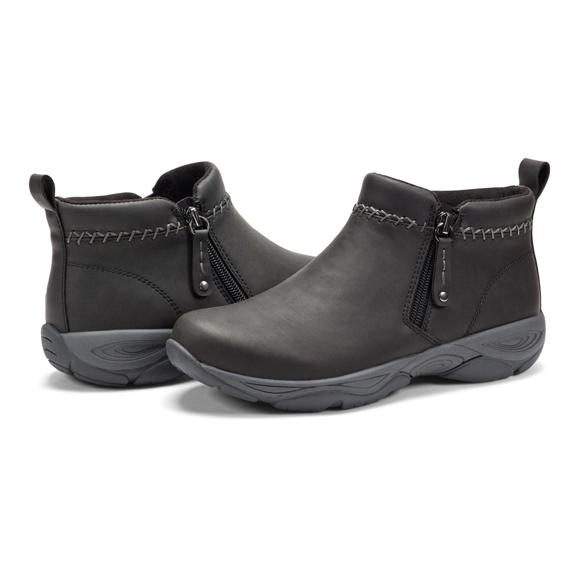 Easy Spirit Madra Ankle Booties - Black