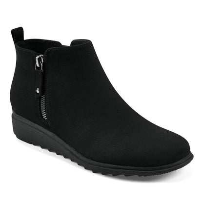 Easy Spirit Yena Casual Wedge Booties - Black Multi
