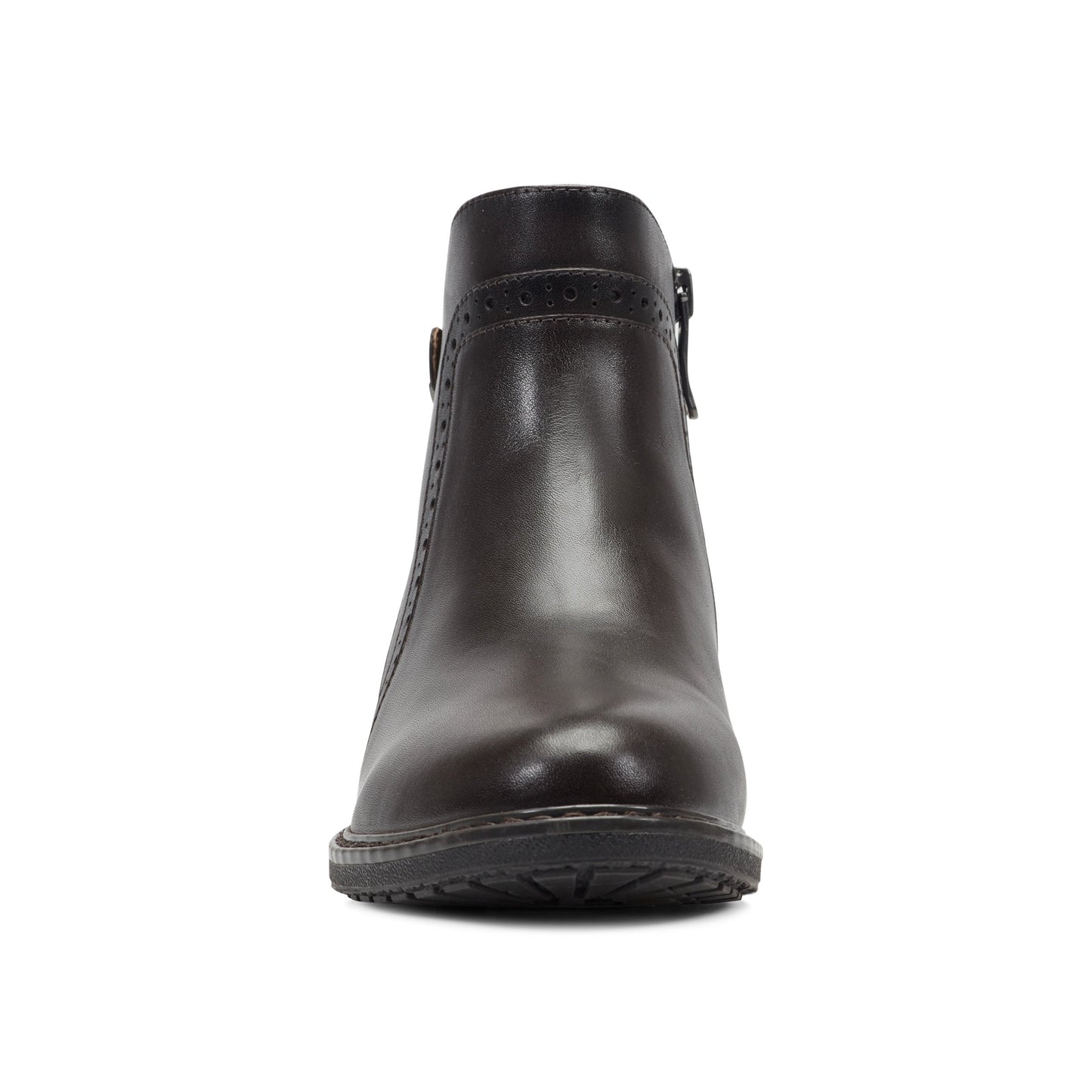 Easy Spirit Jalessa Casual Booties - Dark Brown Leather