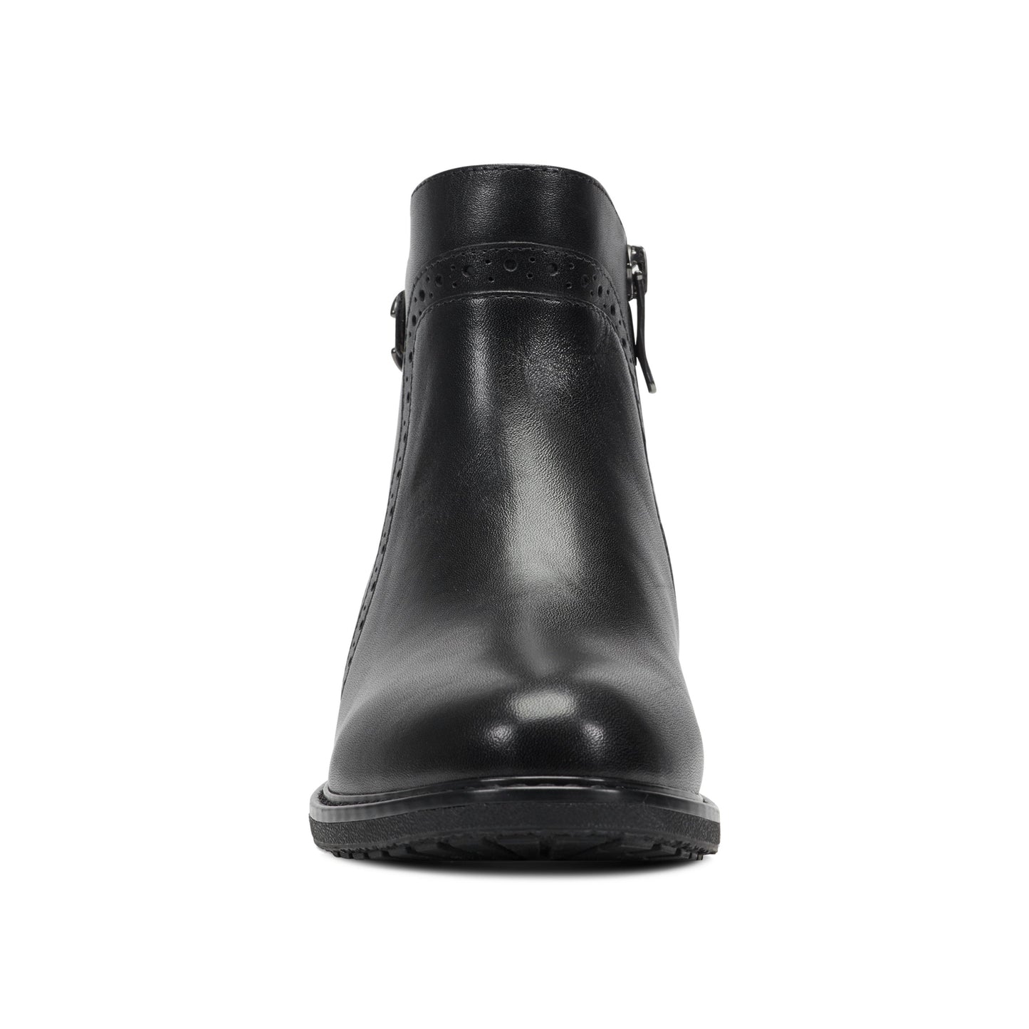 Easy Spirit Jalessa Casual Booties - Black Leather