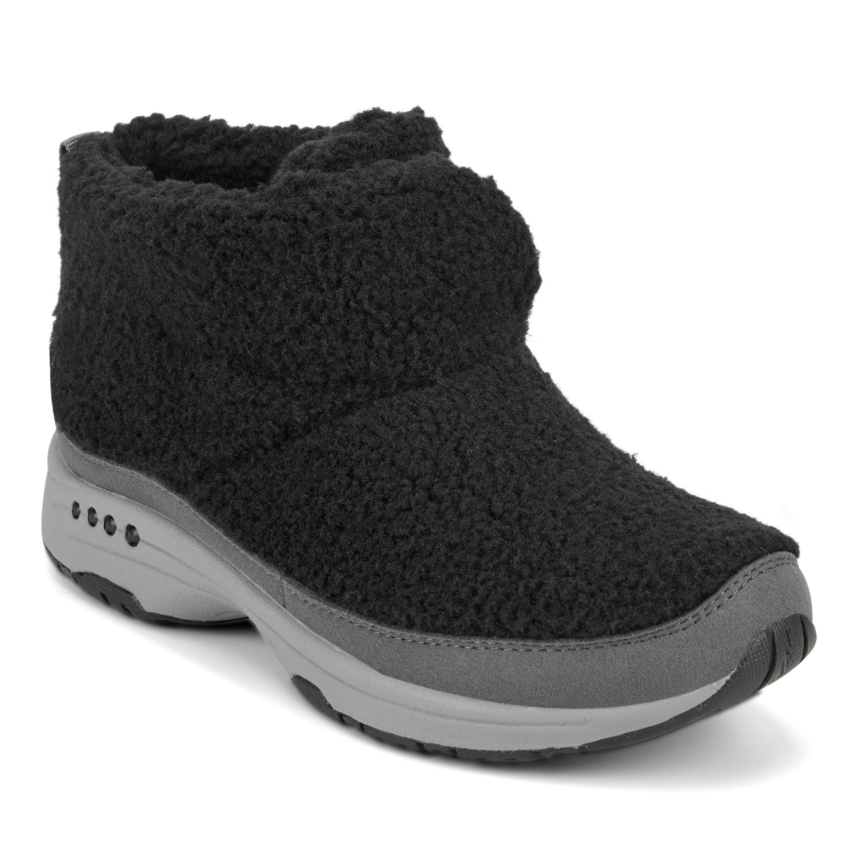 Easy Spirit Trippin Cozy Booties - Black