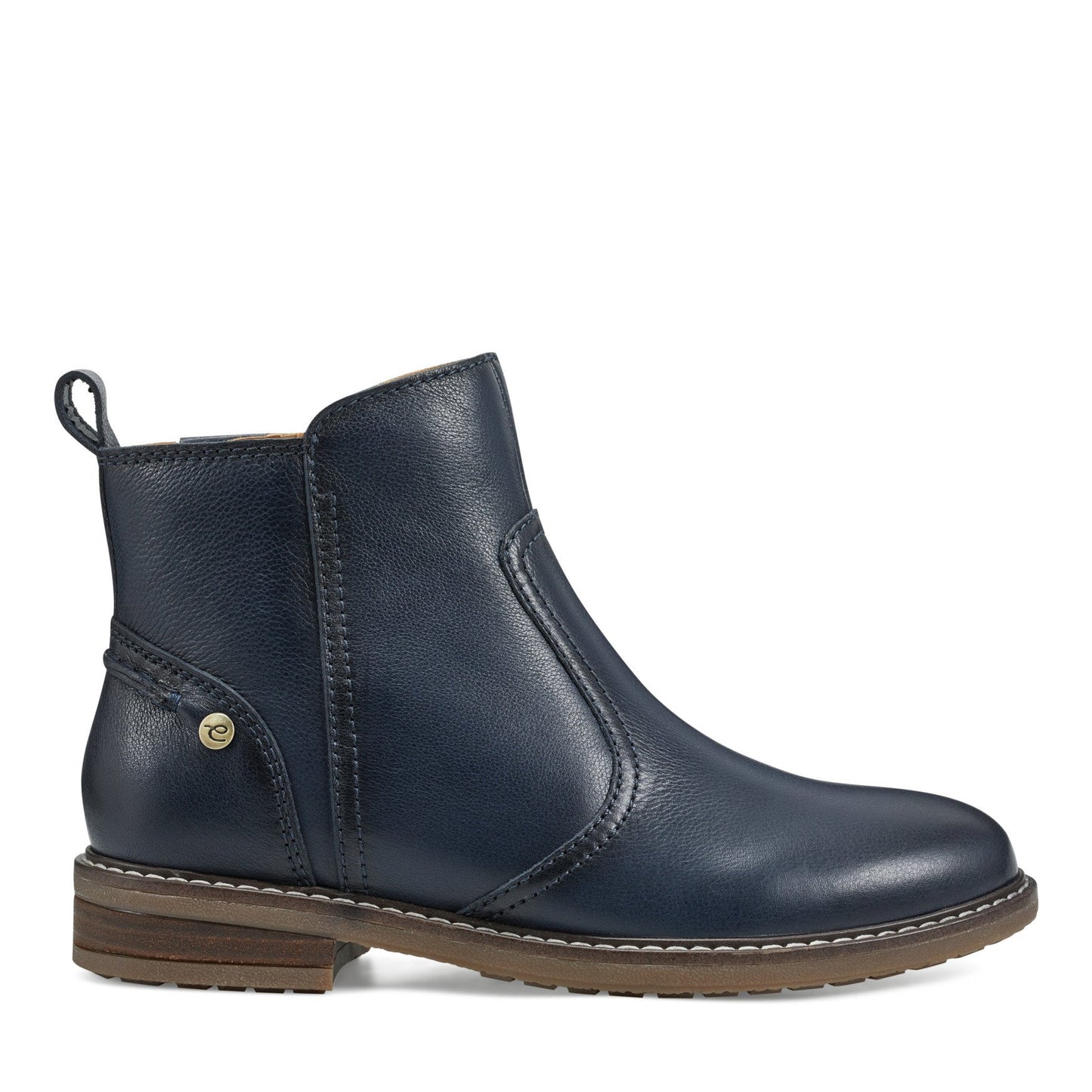 Easy Spirit Juna Casual Booties - Navy Leather