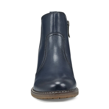 Easy Spirit Juna Casual Booties - Navy Leather