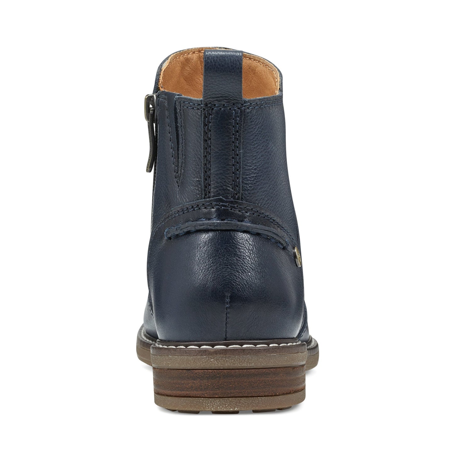 Easy Spirit Juna Casual Booties - Navy Leather