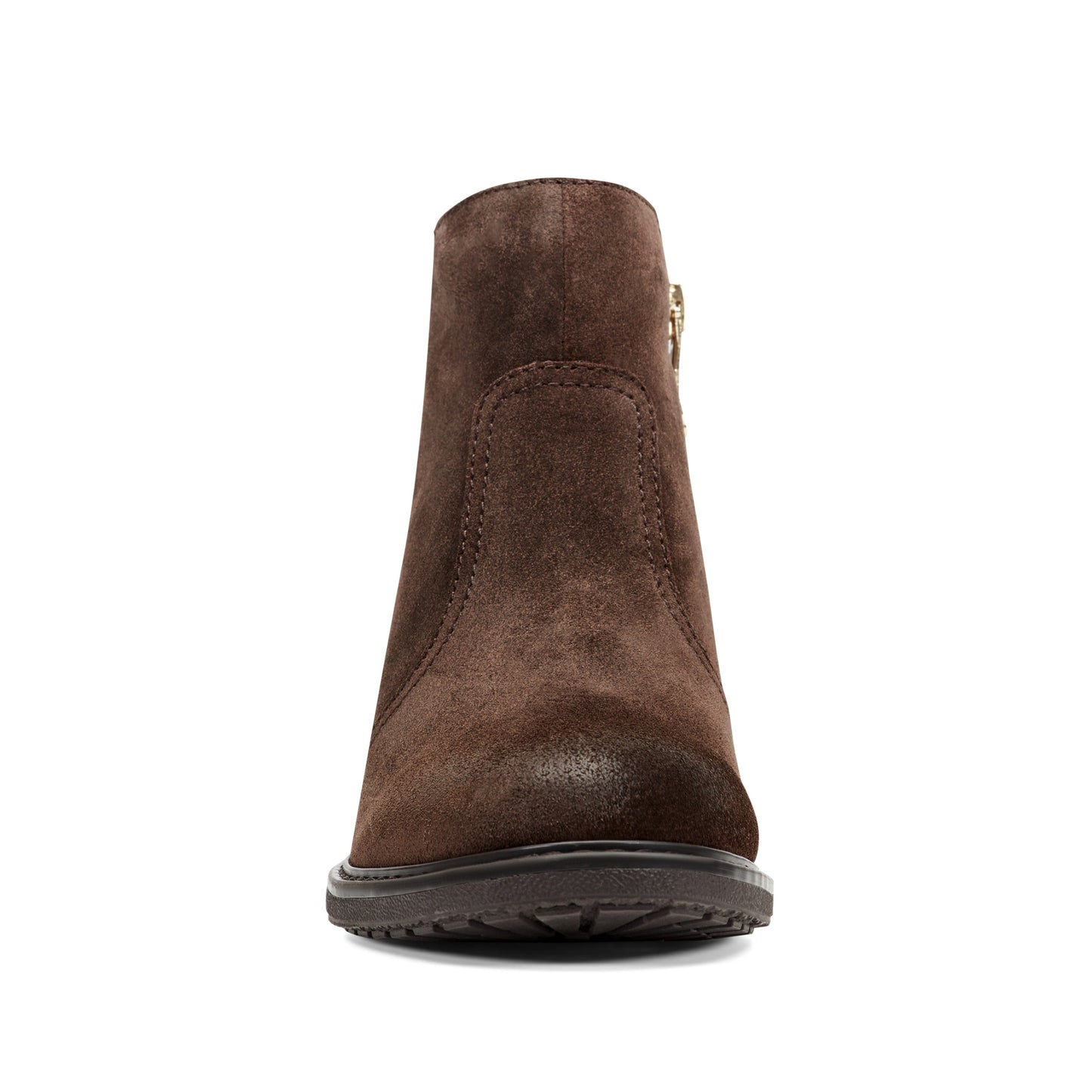 Easy Spirit Juna Casual Booties - Dark Brown Suede
