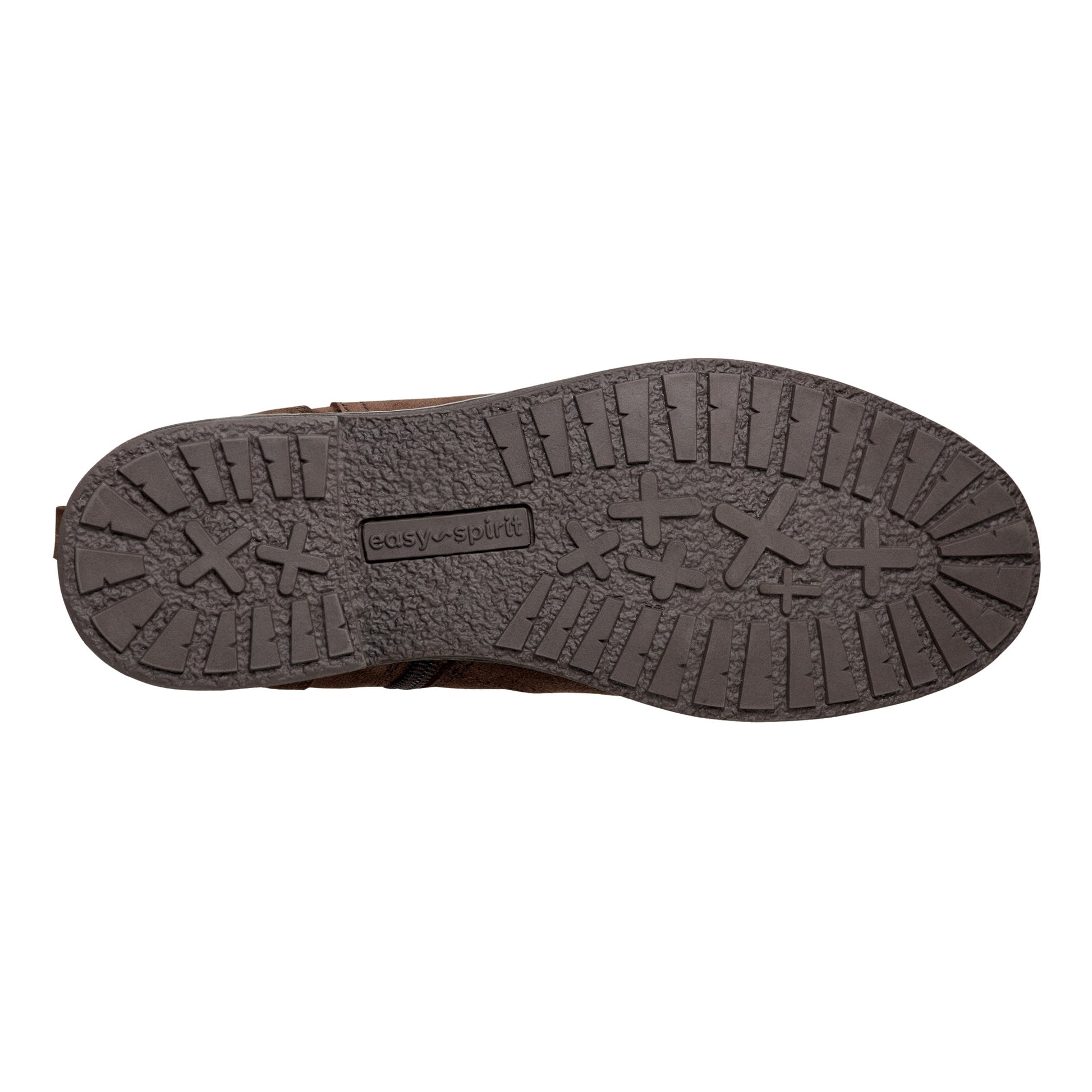 Easy Spirit Juna Casual Booties - Dark Brown Suede