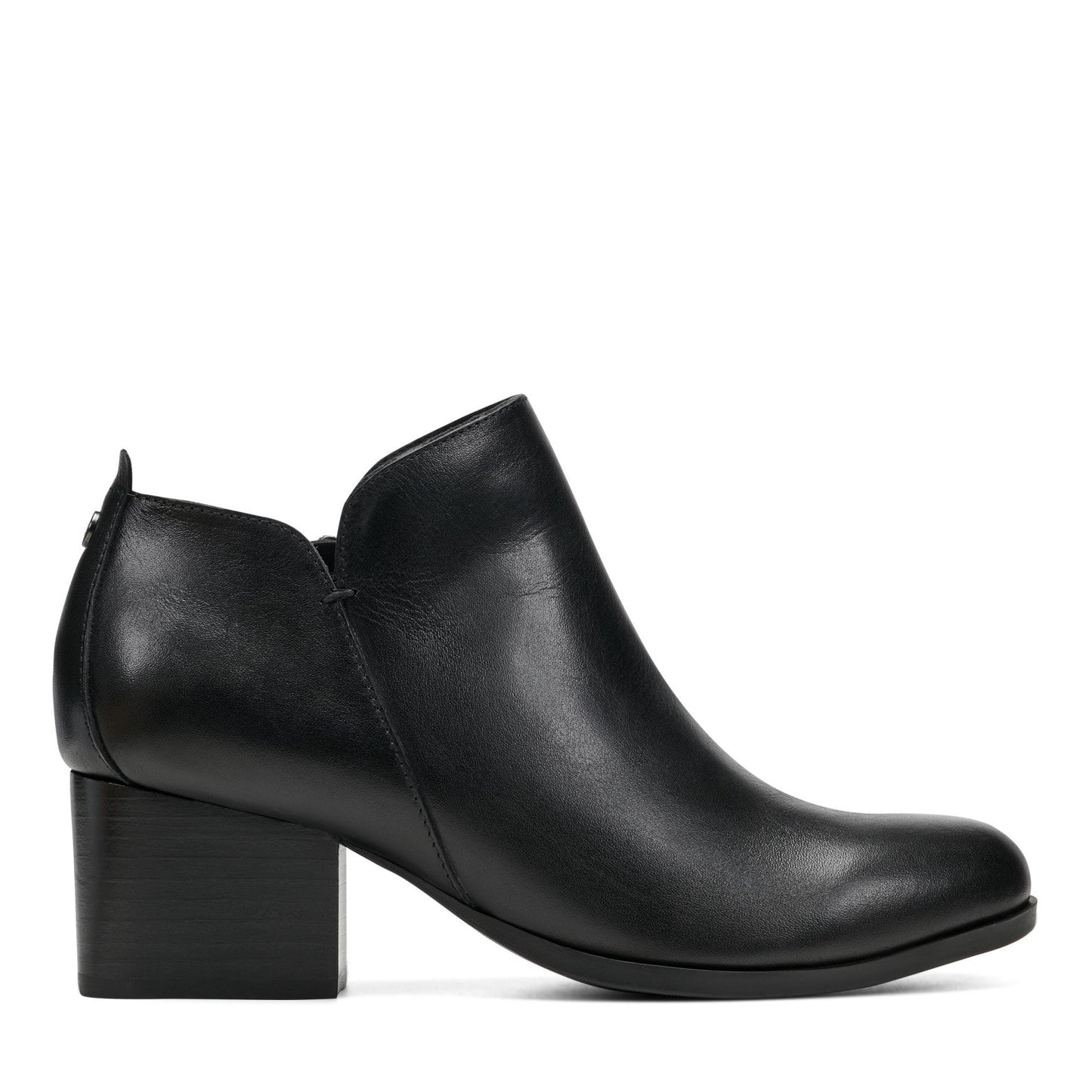 Easy Spirit Georgina Ankle Booties - Black Leather