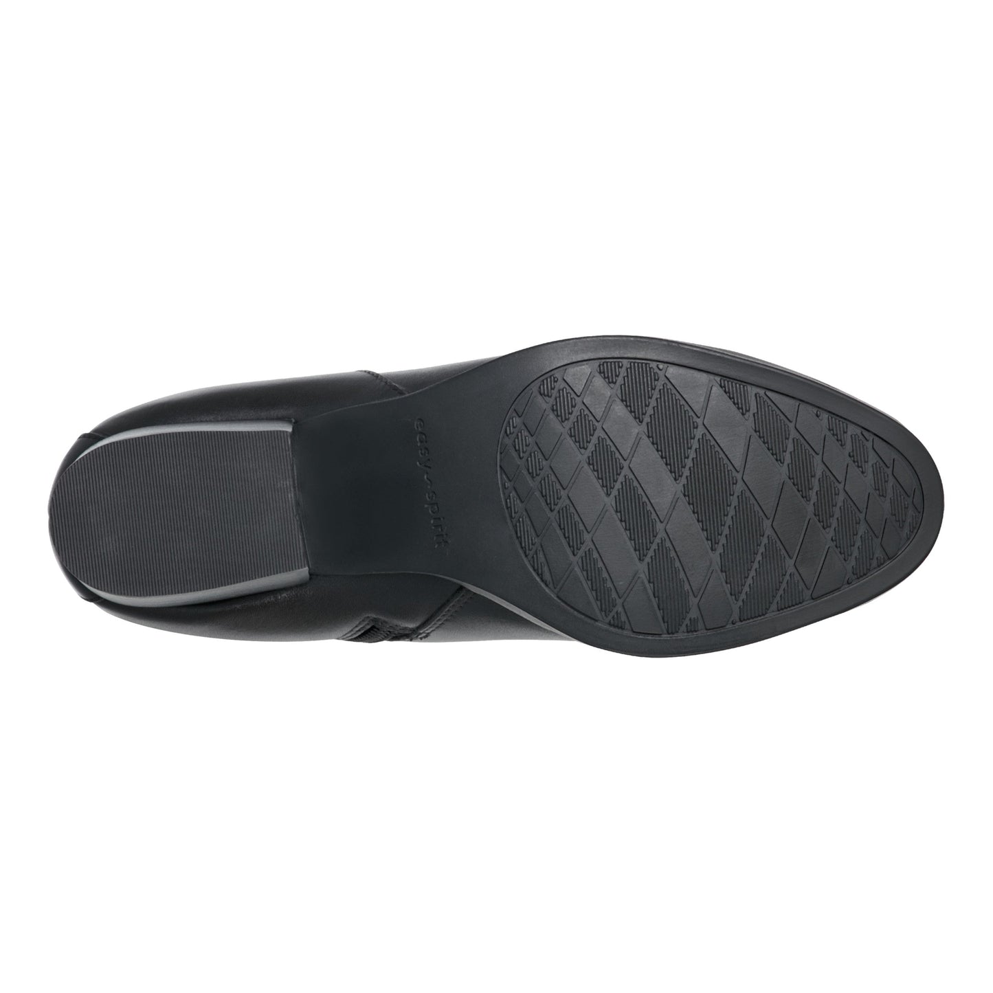 Easy Spirit Georgina Ankle Booties - Black Leather