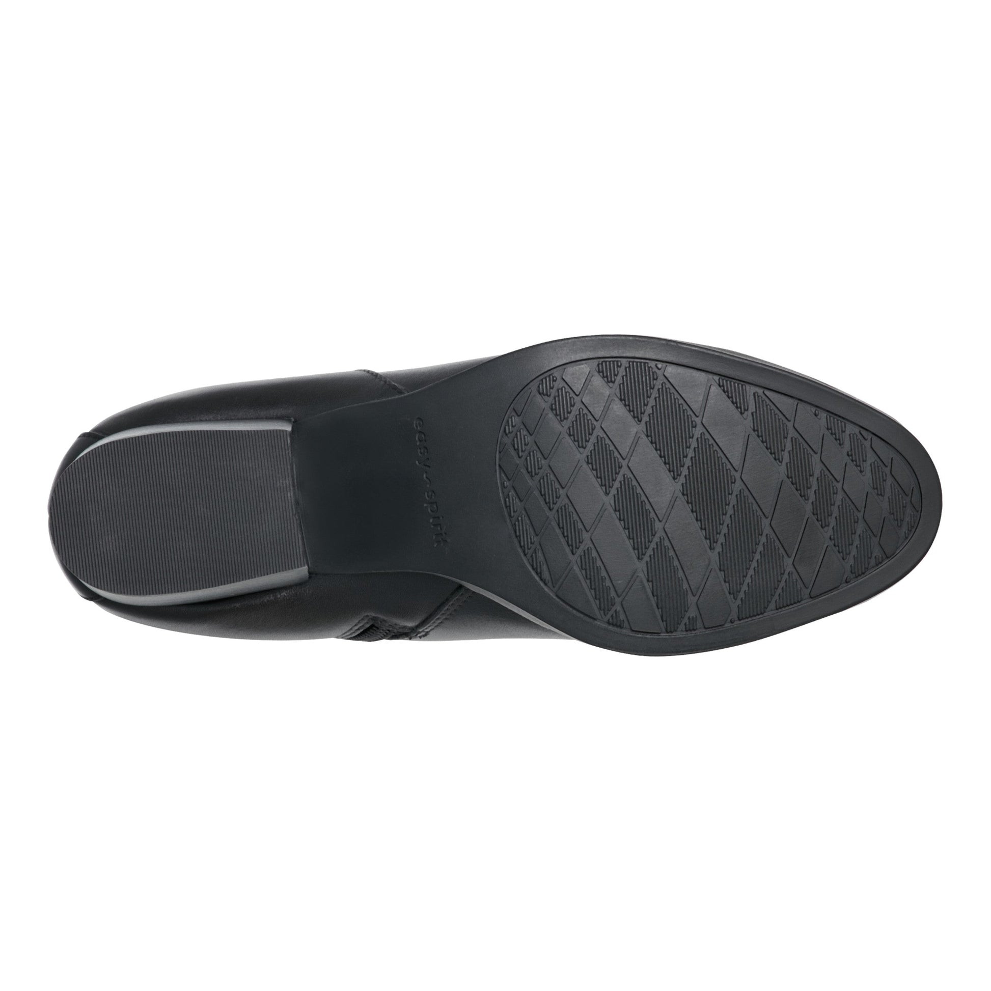 Easy Spirit Georgina Ankle Booties - Black Leather