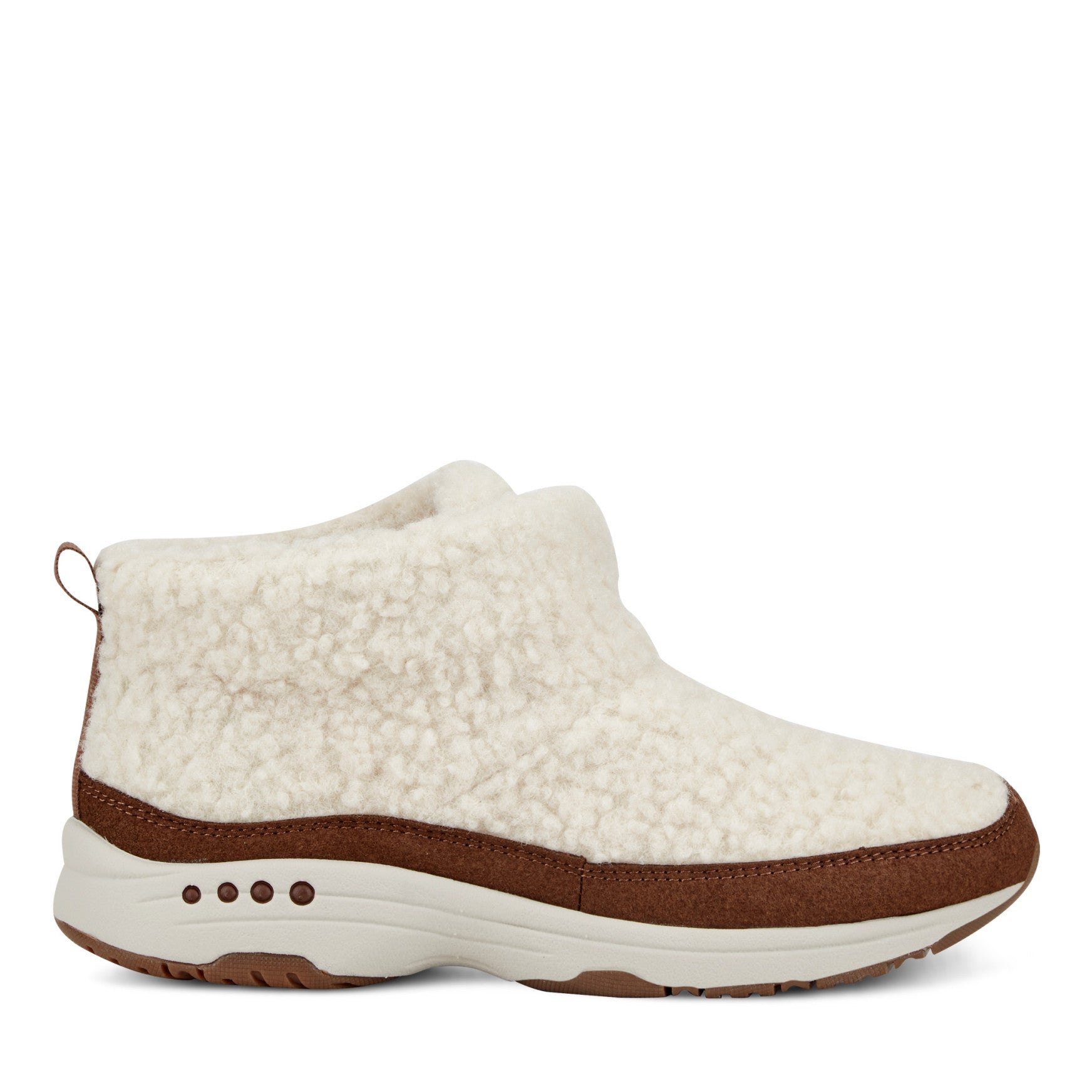 Easy Spirit Trippin Cozy Booties - Natural