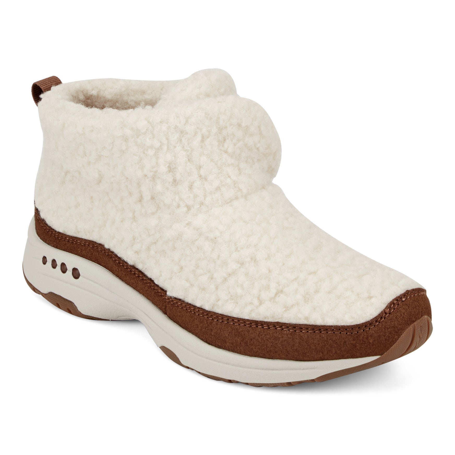 Easy Spirit Trippin Cozy Booties - Natural