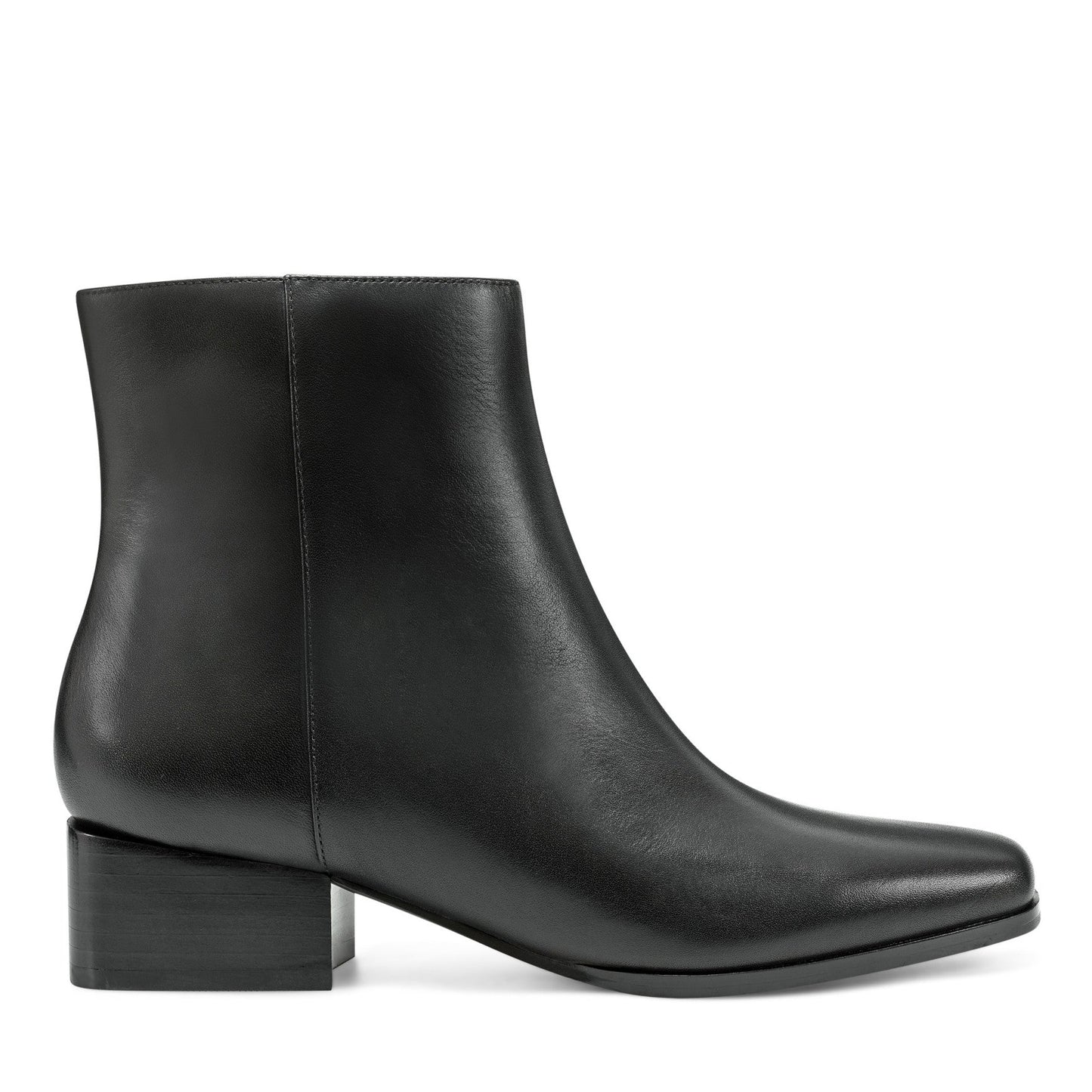 Easy Spirit Sidney Dress Booties - Black Leather