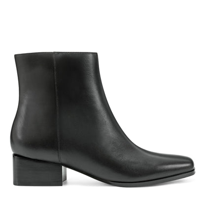 Easy Spirit Sidney Dress Booties - Black Leather