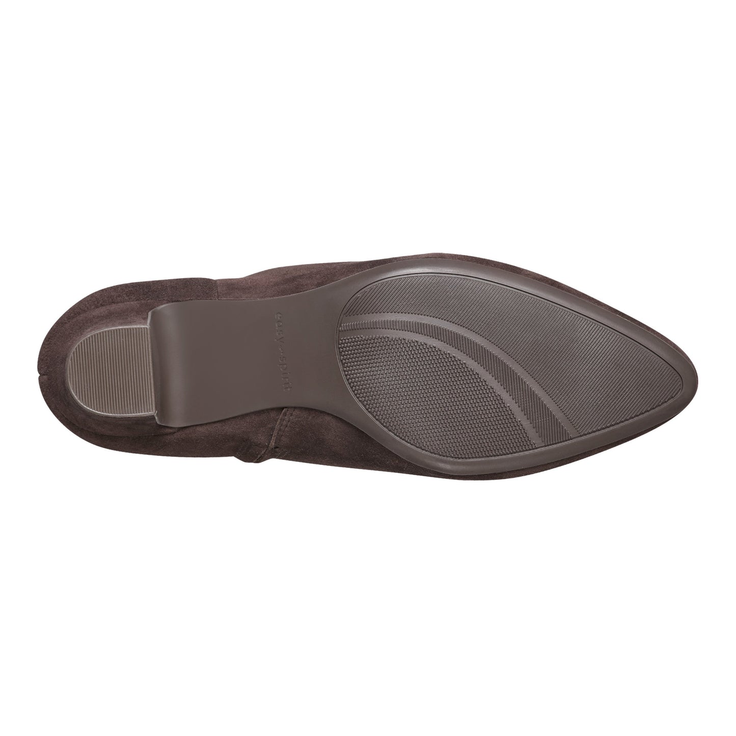 Easy Spirit Isra Ankle Booties - Dark Brown Suede