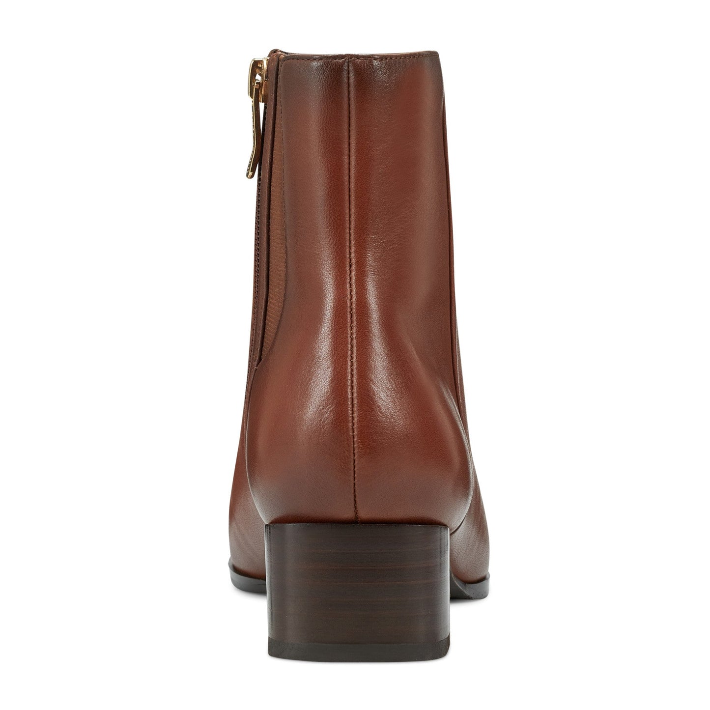 Easy Spirit Sidney Dress Booties - Brown Leather
