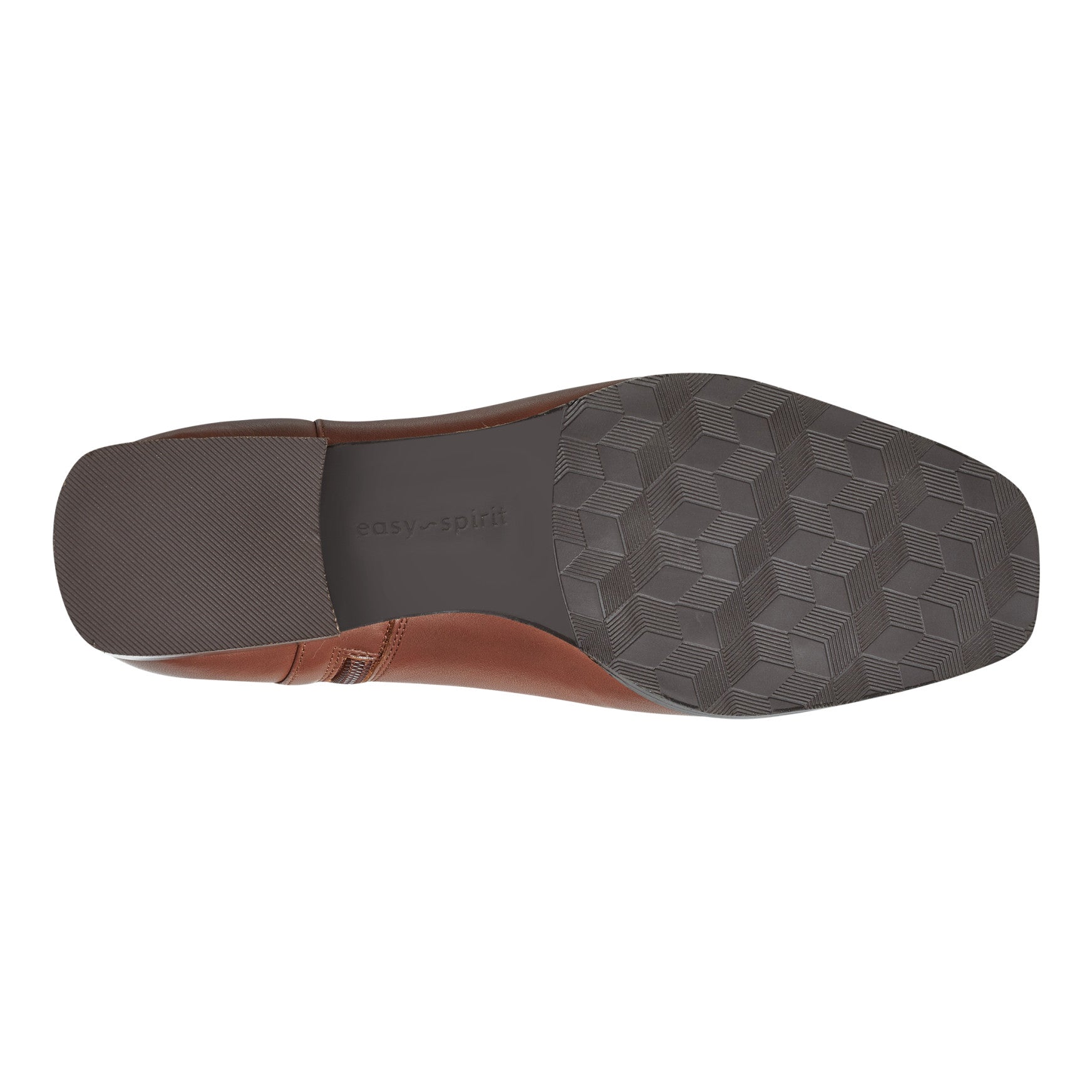 Easy Spirit Sidney Dress Booties - Brown Leather