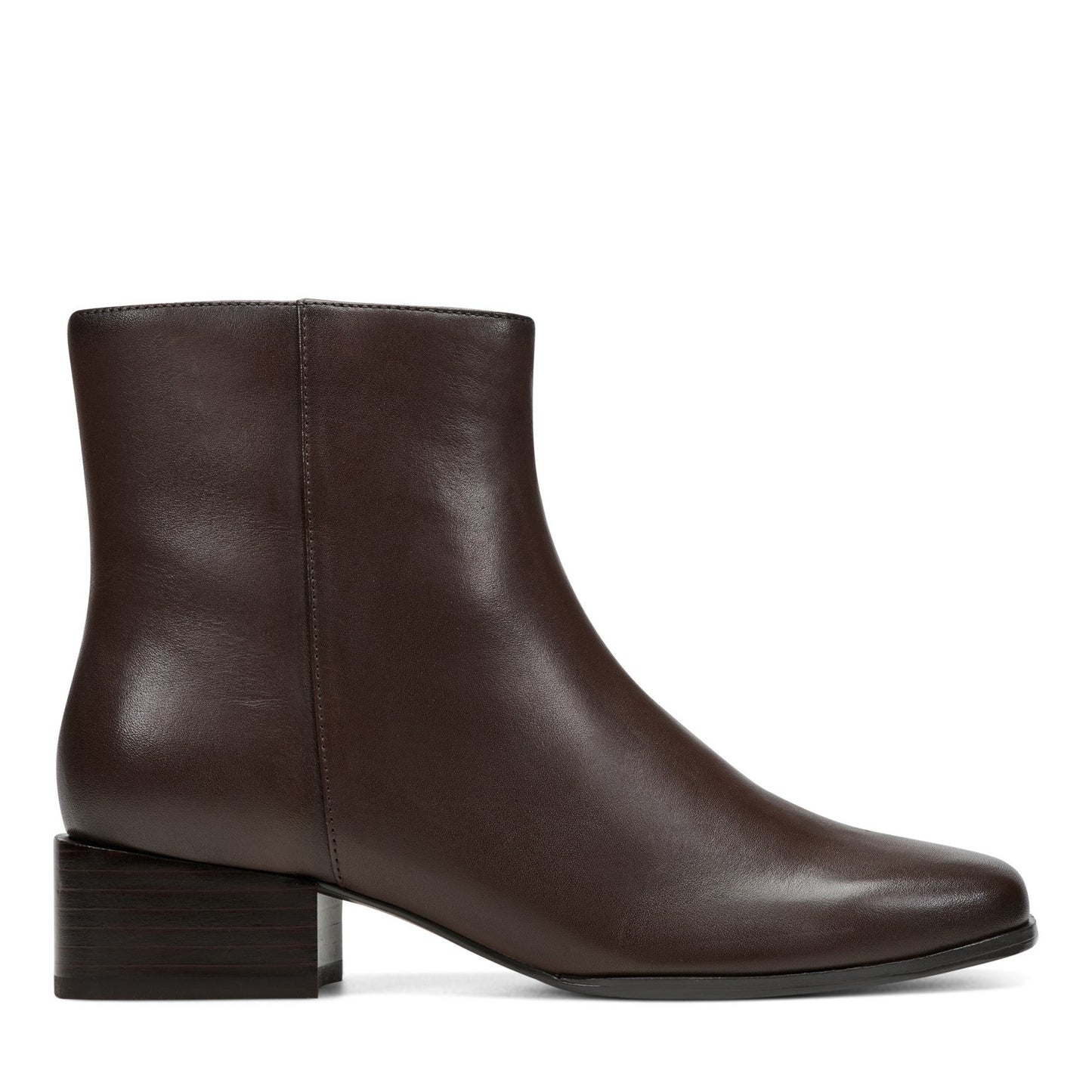 Easy Spirit Sidney Dress Booties - Dark Brown Leather