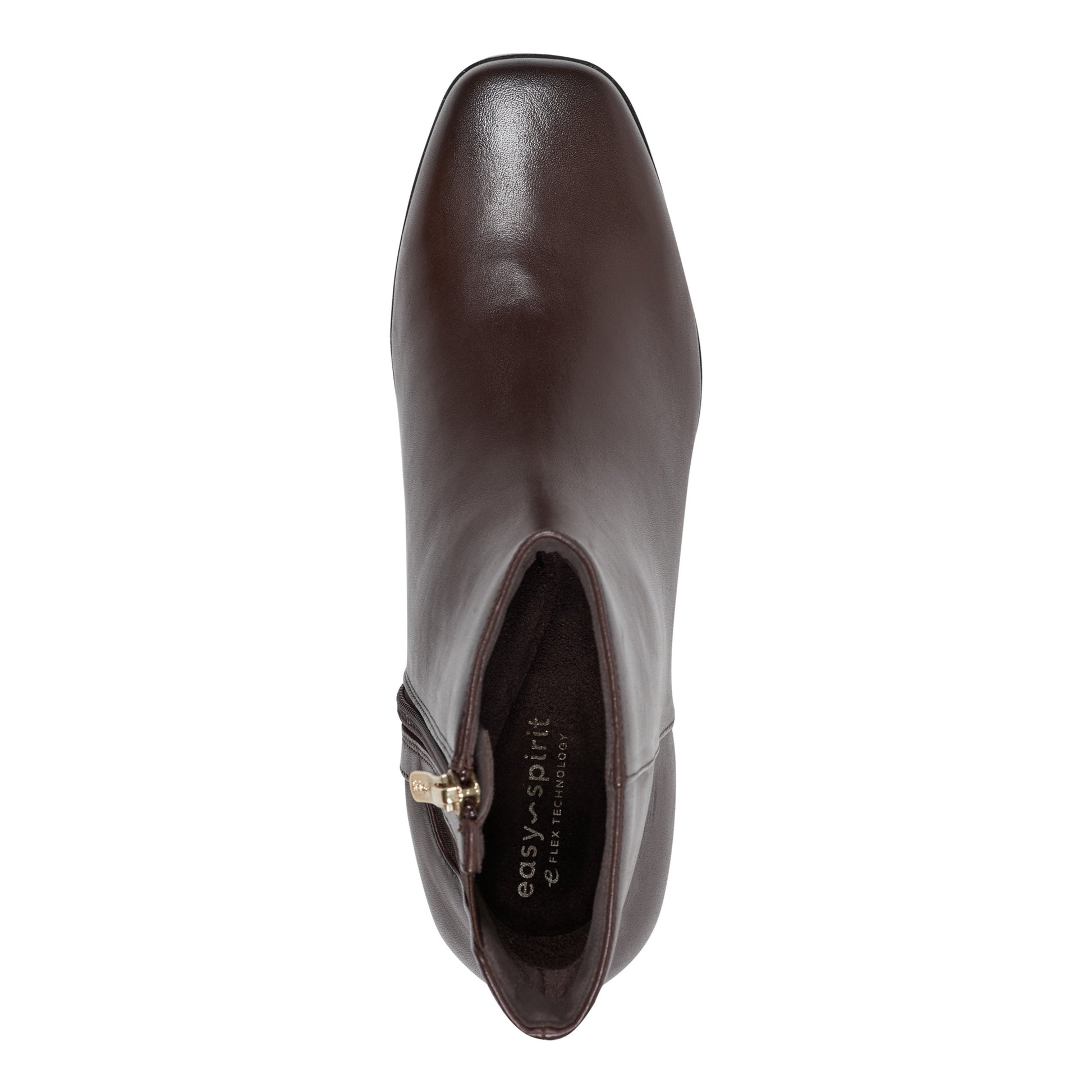Easy Spirit Sidney Dress Booties - Dark Brown Leather