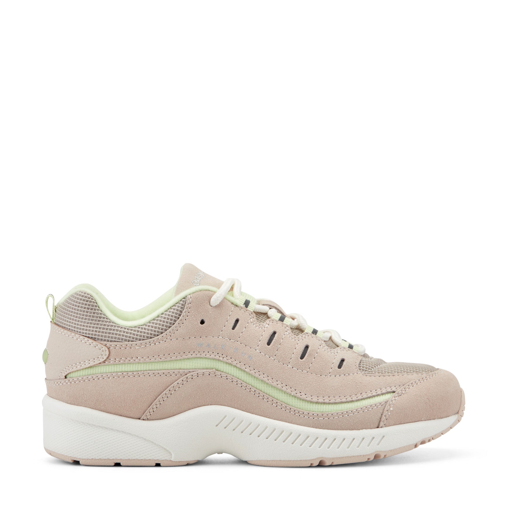 Easy Spirit Romy Walking Shoes - Light Pink/Green