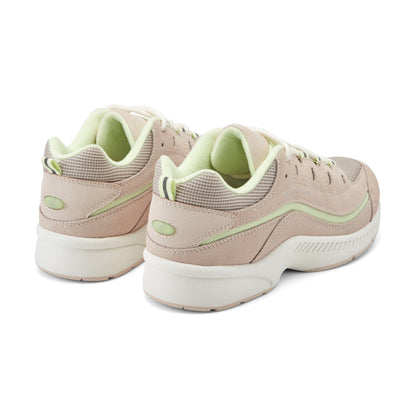 Easy Spirit Romy Walking Shoes - Light Pink/Green