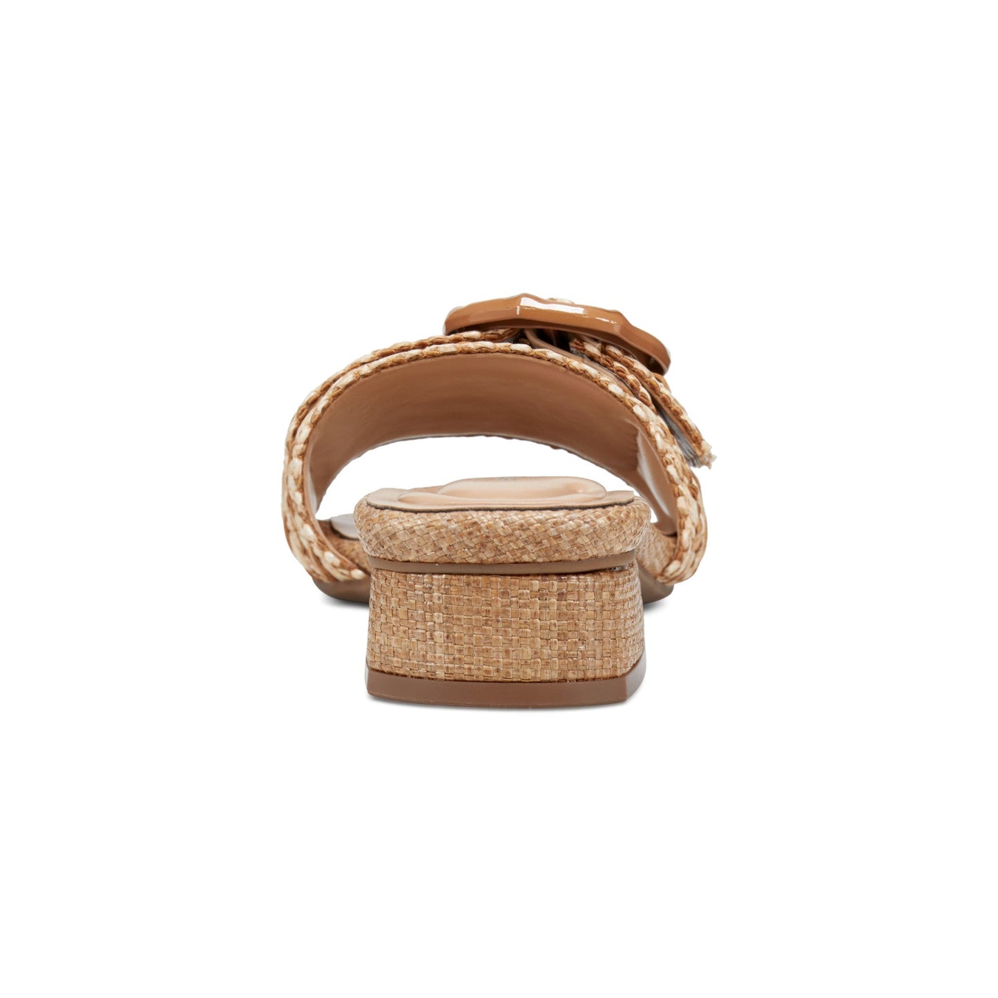 Easy Spirit Gatlin Slide Sandals - Natural Raffia