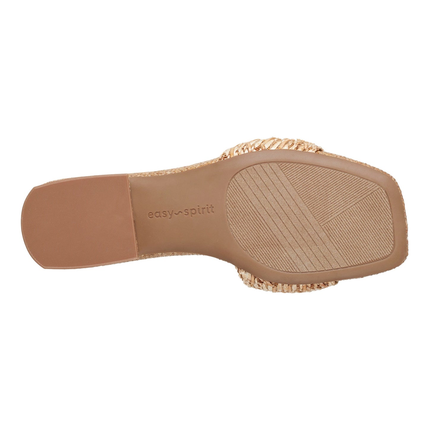 Easy Spirit Gatlin Slide Sandals - Natural Raffia