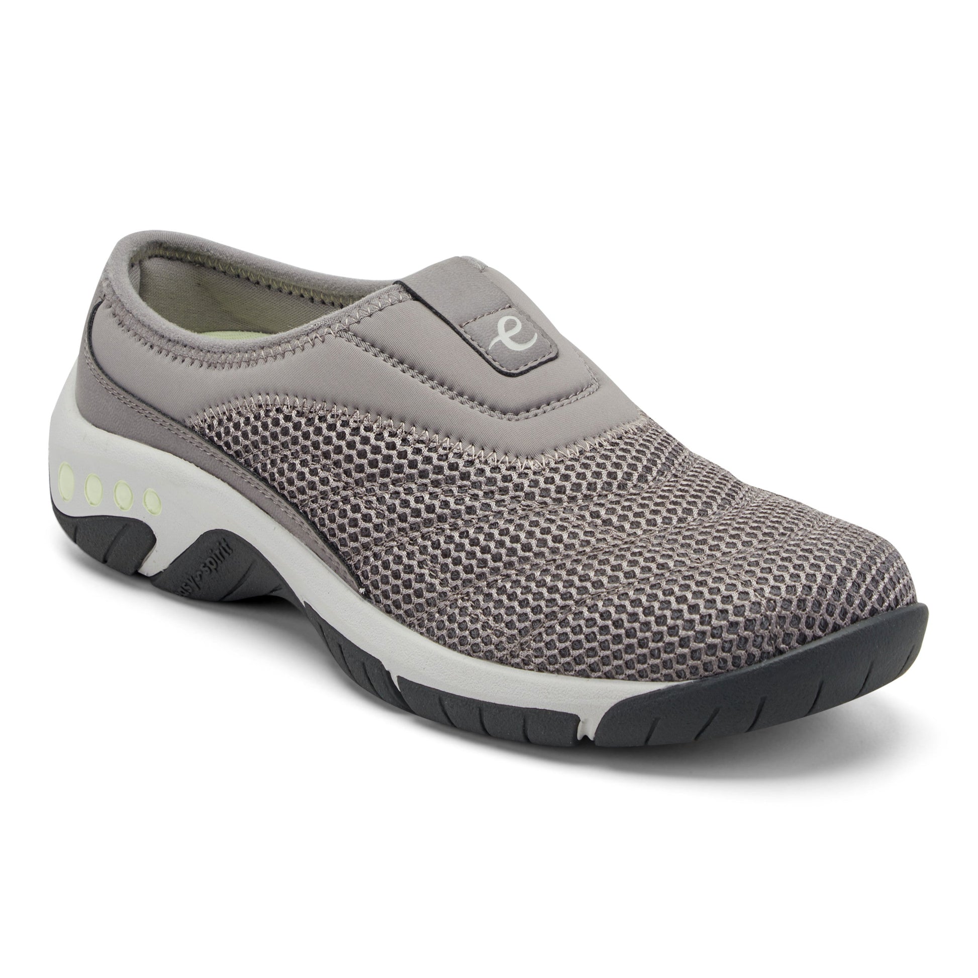 Easy Spirit Weston Mesh Clogs - Dark Grey