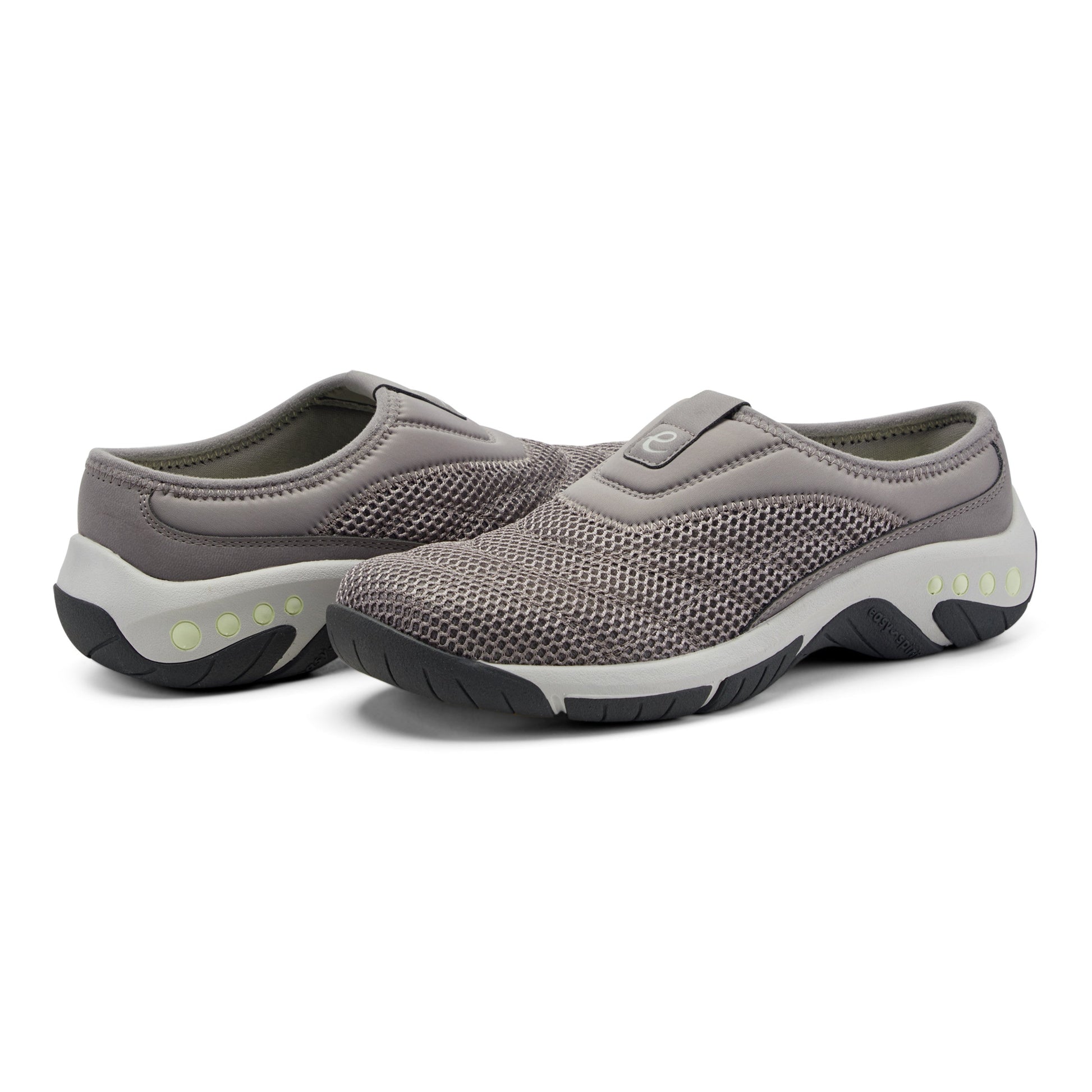 Easy Spirit Weston Mesh Clogs - Dark Grey