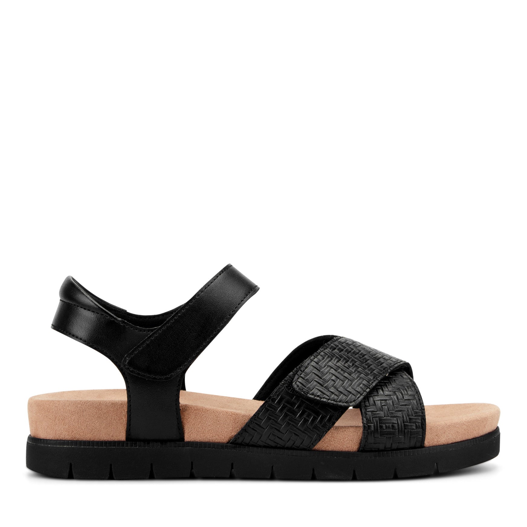 Easy Spirit Halley Strappy Sandals - Black