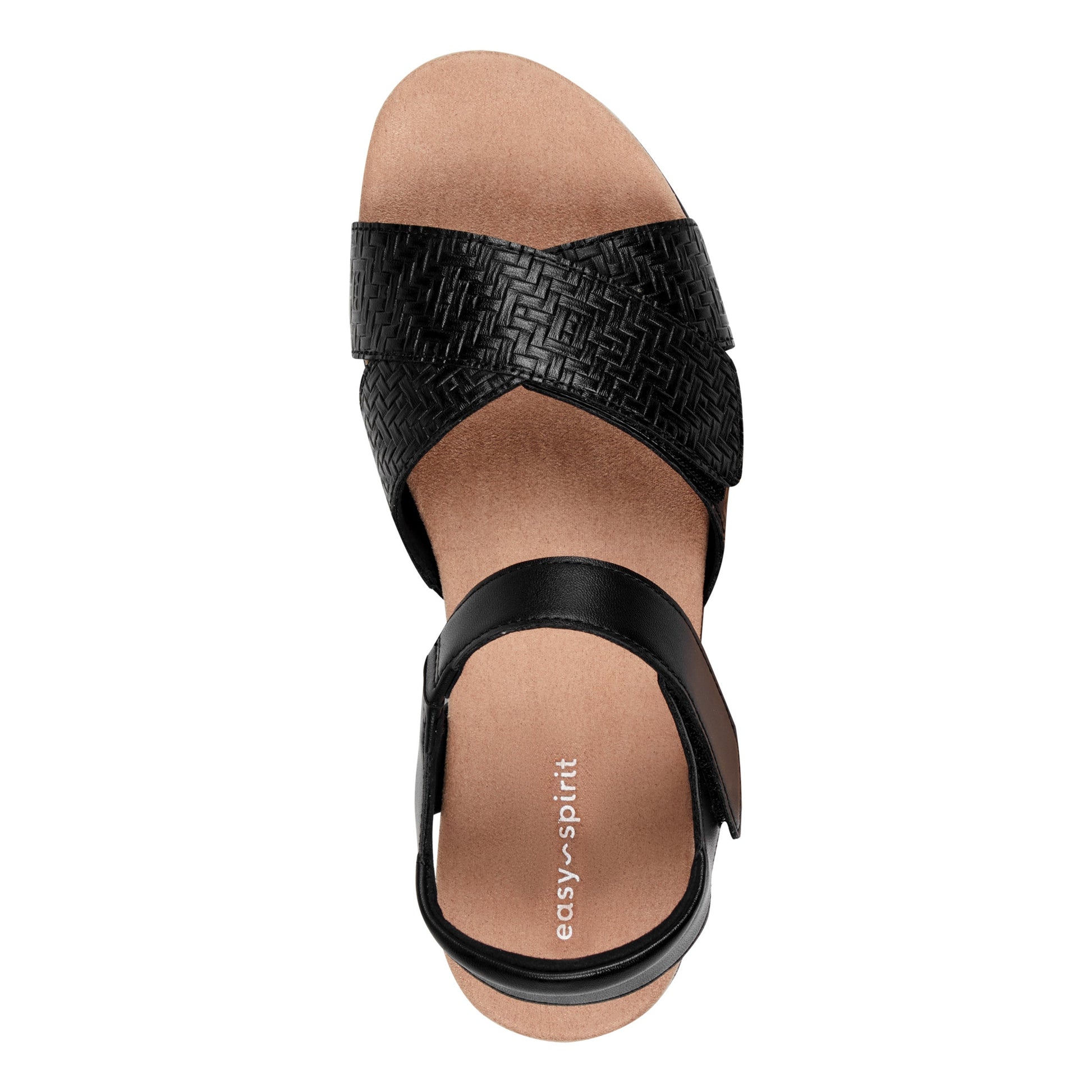 Easy Spirit Halley Strappy Sandals - Black