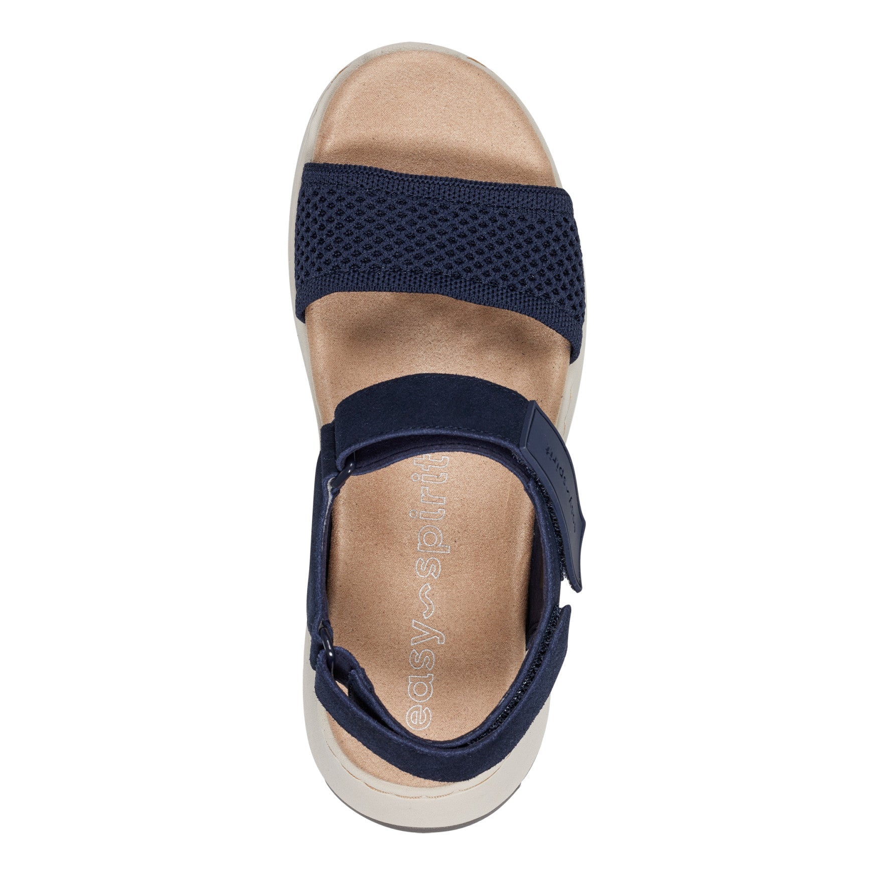 Easy Spirit Sway Casual Platform Sandals - Navy