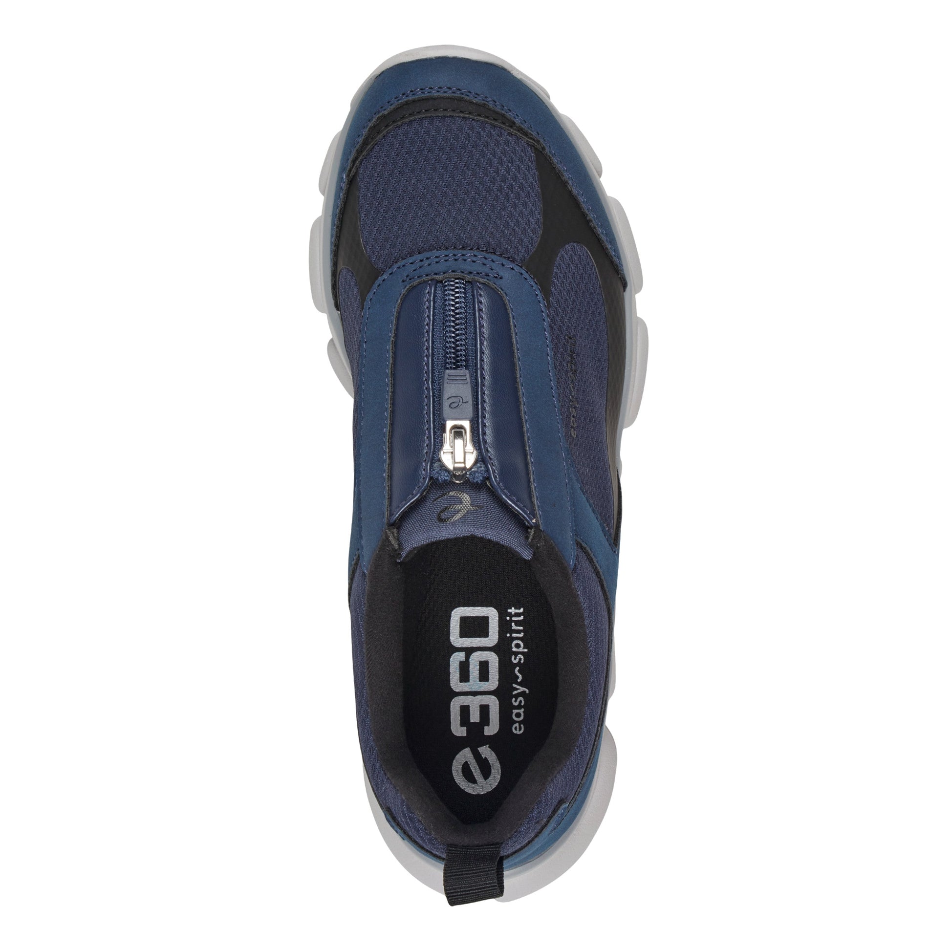 Easy Spirit Nari Zip Up Sneakers - Navy