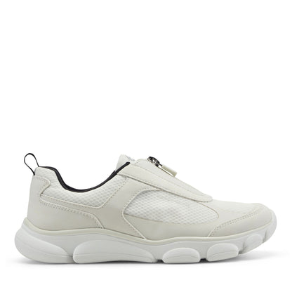 Easy Spirit Nari Zip Up Sneakers - Ivory